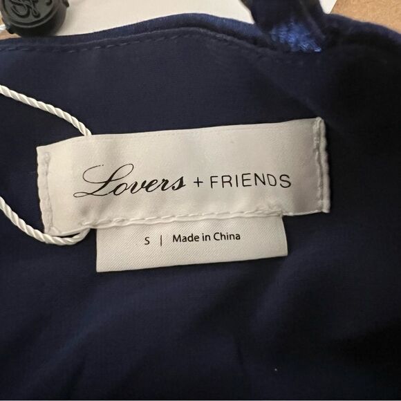 NWT Revolve x Lovers and Friends Edite Mini Dress in Sapphire Blue | Size S - Picture 11 of 11